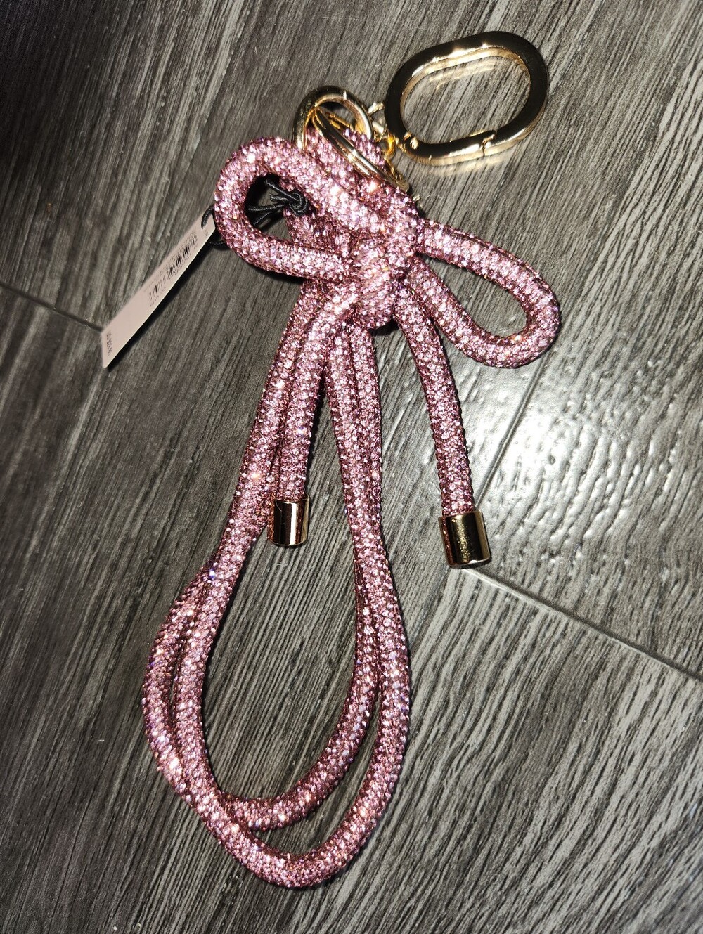 New With Tags Victoria Secrer Pink Rhinestone Keychain